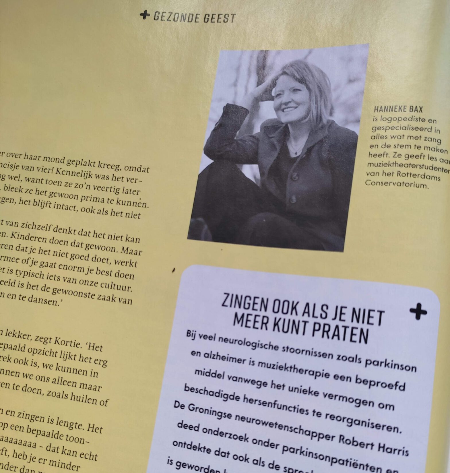 radar zingen gezond